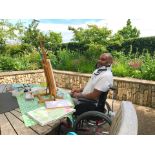 £100 will fund two months worth of art equipment for our garden at Stanmore hospital in London.