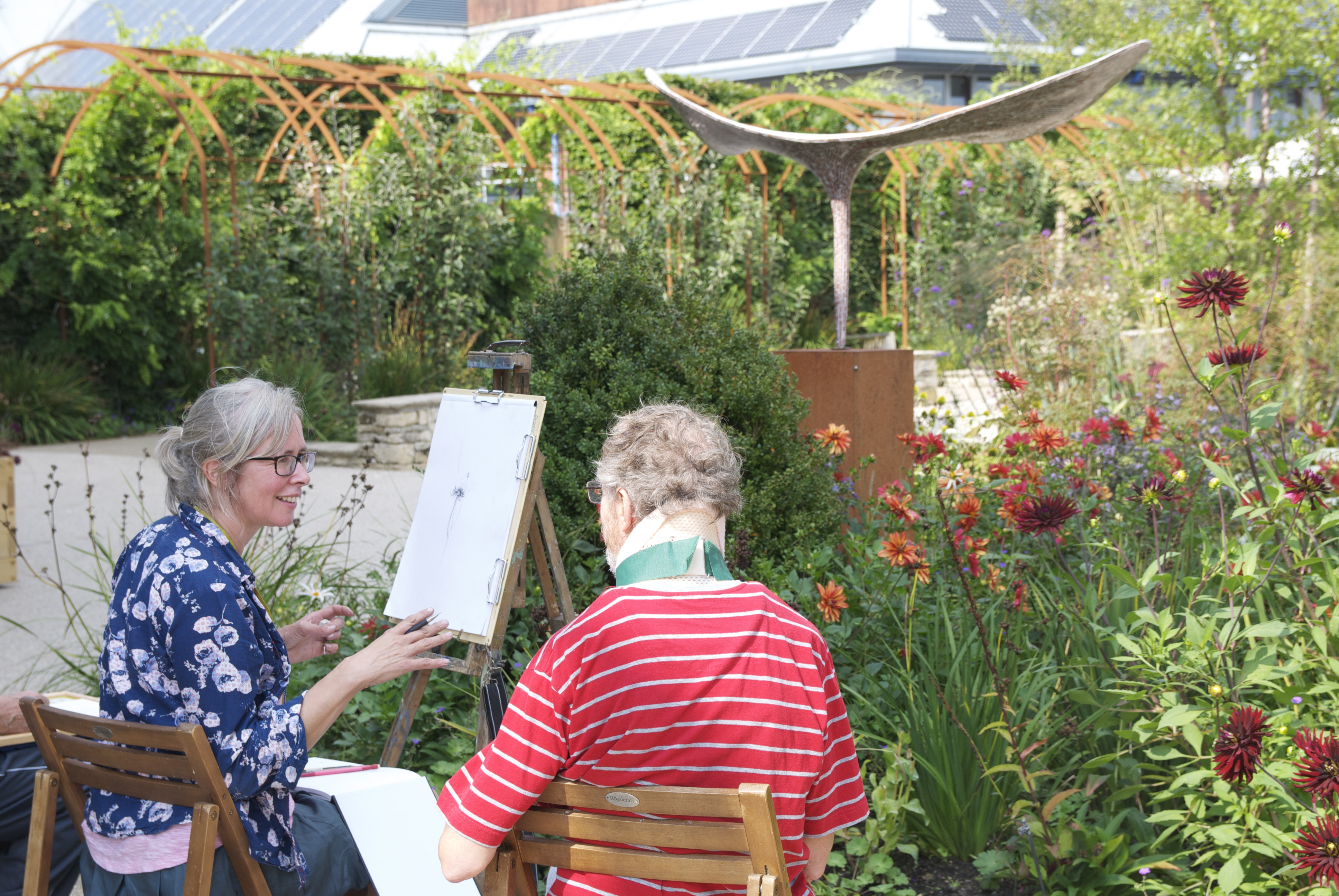 £100 will fund two months~ worth of art equipment for our garden at Glasgow hospital. - Image 2 of 2