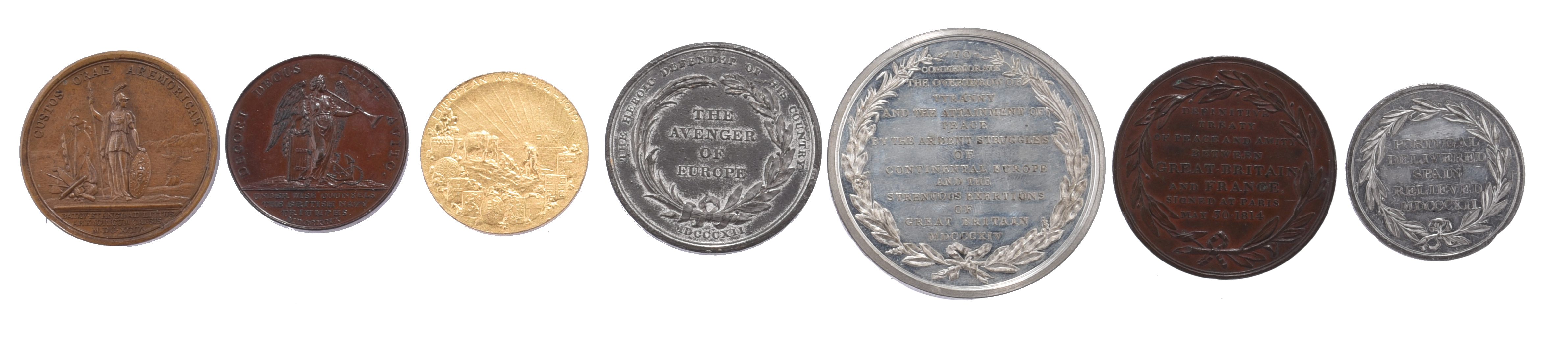 A small quantity of commemorative medals, naval and military subjects, including: France: Expedition - Image 2 of 2