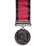 A Natal Medal 1906 to Trooper O.R. Anderson, Border Mounted Rifles: clasp 1906 (TRP: O.R.