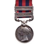 An India General Service Medal 1849-95 to Private T. Earl, Royal West Surrey Regiment: 2 clasps: