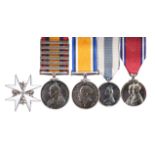 A part group of medals to Major General Sir Edward Sinclair May (Royal Artillery), comprising: The