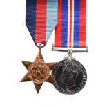 Two medals attributable to Cadet David Arthur Edward Stewart-Cox, Royal Navy, who was lost at sea