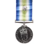 A South Atlantic Medal to Seaman Grade 1 B. K. Metters, Royal Fleet Auxilliary, with rosette (SG1B B