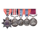 A small collection of medals, comprising: a re-named Military Medal, George V (8325 CPL. R. MURRAY