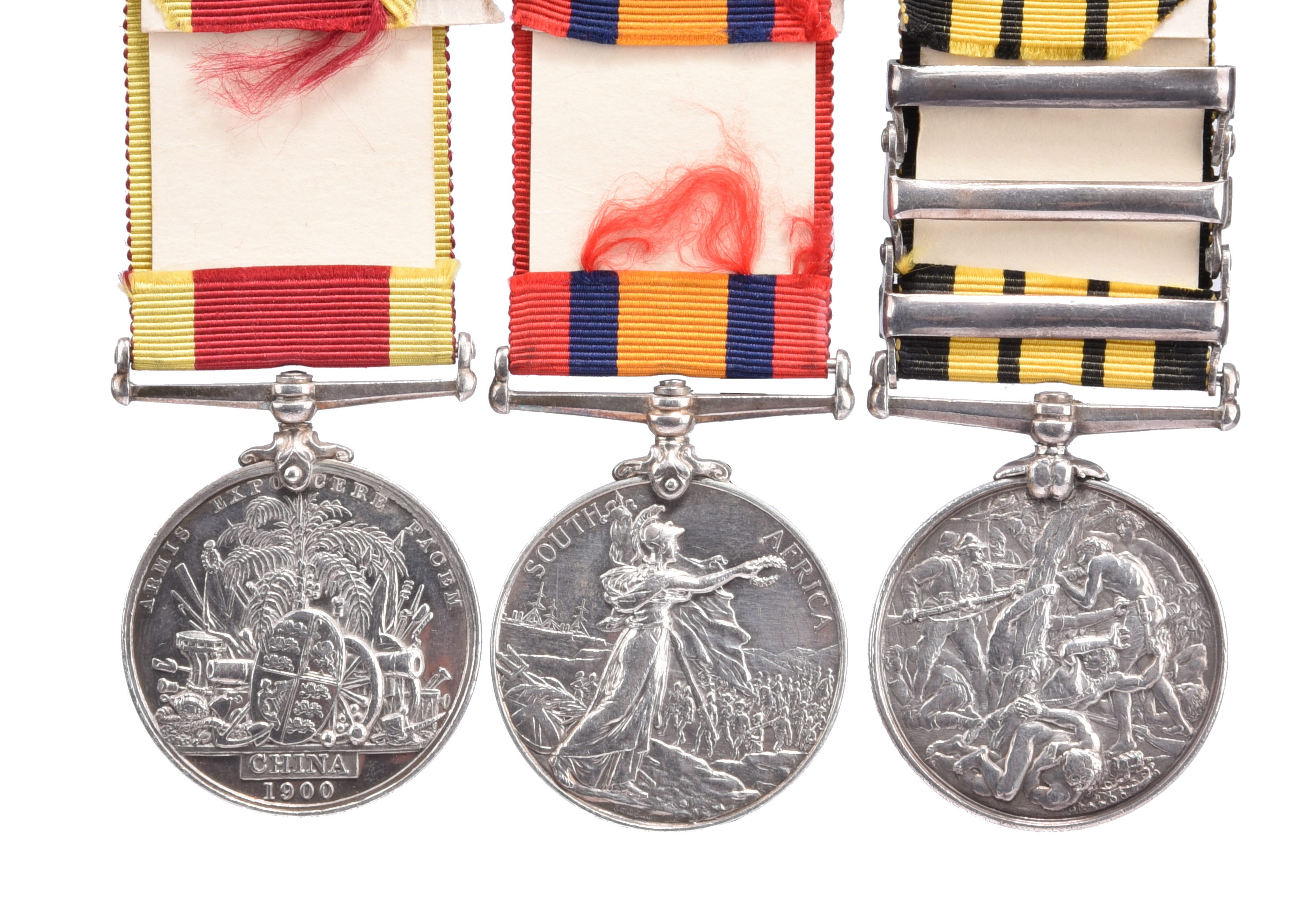 Three medals to Leading Seaman Richard Jones, Royal Navy: East and West Africa 1887-1900, 3 - Image 2 of 2