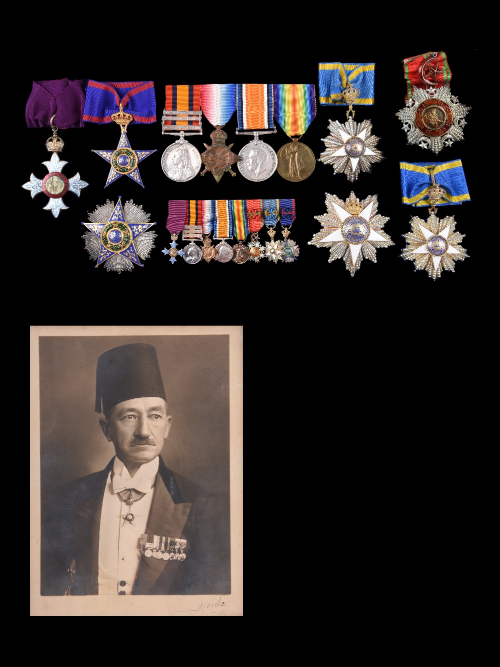 The splendid group of orders and medal to Dr James Ferguson Lees C.B.E., Director General of