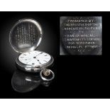 Albert Medal Interest: a Carnegie Hero Fund presentation silver cased full-hunter pocket watch to
