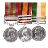 Three medals to Private F. Collins, Argyll & Sutherland Highlanders and Royal Munster Fusiliers: