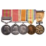 The Military Order of the Dragon group of five medals to Lieutenant Colonel Neville Thornton Parker,