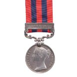 An India Medal 1849-95 to Sepoy Ruttunbeer Ghulty, 42nd (Assam) Bengal Native Light Infantry: clasp: