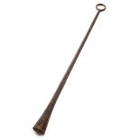 A LARGE IRON BELL CLAPPER PROBABLY 17TH / 18TH CENTURY 79.5cm long