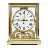 A GILT BRASS ATMOS CLOCK BY JAEGER-LECOULTRE, C.1970 the open five hundred and forty calibre