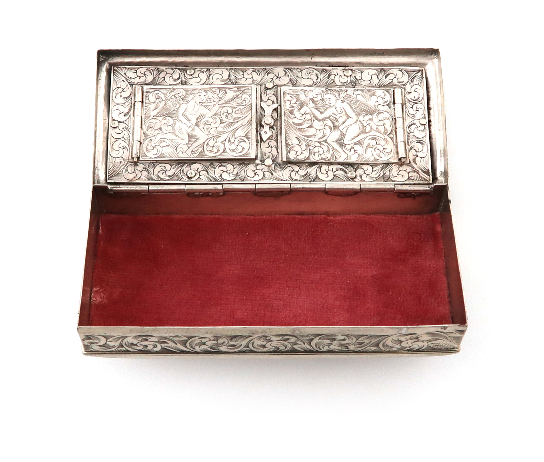 A 19th century Dutch silver tobacco box, by Rinze Jans Spaanstra, in the early 17th century - Image 5 of 6