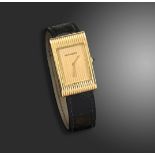 A yellow gold Reflet wristwatch by Boucheron, the fluted watch with signed plain conforming dial,