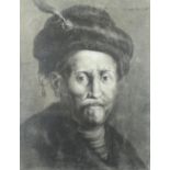 Thomas Worlidge (1700-1766) after Rembrandt van Rijn (Dutch 1606-1669) Bust of a man in a turban