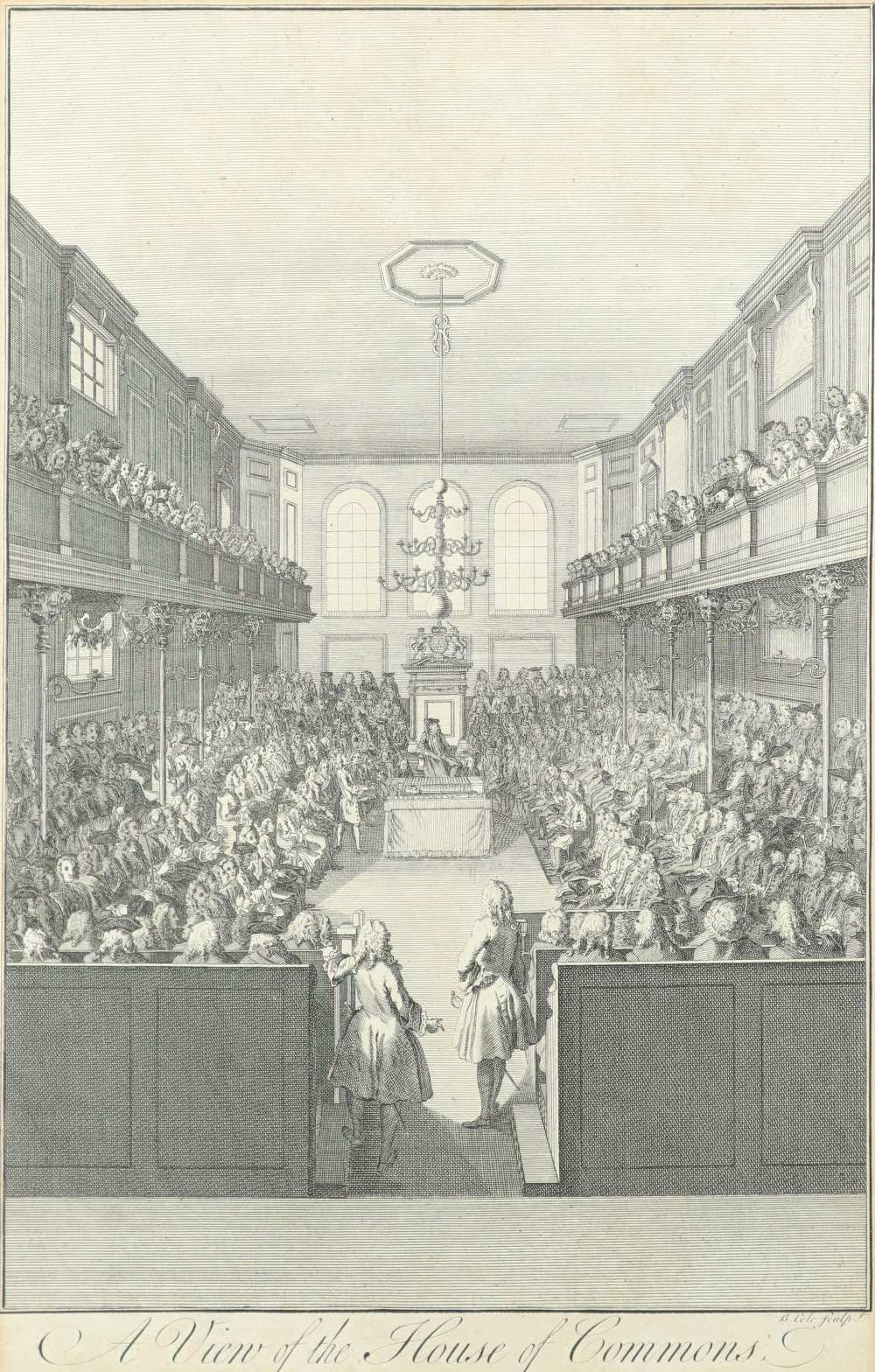 Benjamin Cole (1697-1883) A View of the House of Peers, the King sitting on his Throne, the - Image 4 of 12