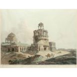 Thomas Daniell RA (1749-1840) Remains of an Ancient Building near Firoz Shah's Cotilla, Delhi; The