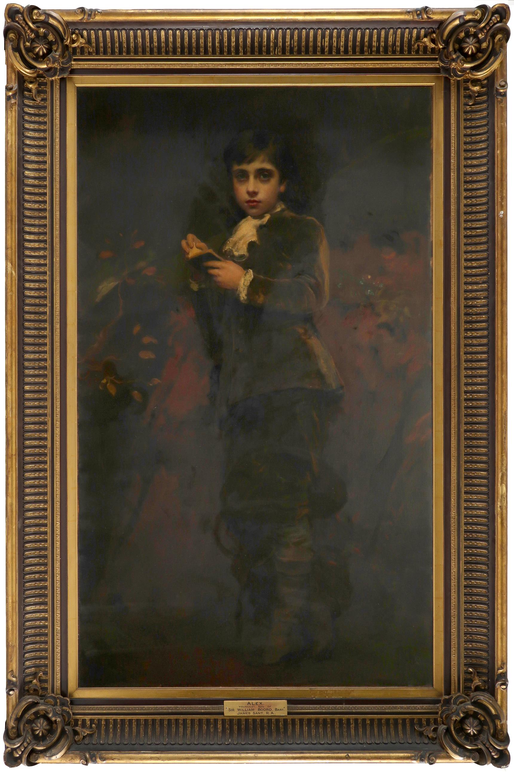 James Sant CVO, RA (1820-1916) Portrait of Alexander Boord (1872-1925), full-length, holding a - Image 2 of 3