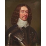 Henry Pierce Bone (1779-1855) after Robert Walker (1599-1658) Portrait miniature of Sir Charles