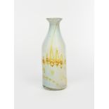 ‡Samuel J Herman (1936-2020) a glass vase dated 1971, tapering shouldered form with everted top rim,