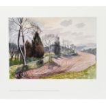 John Nash CBE RA, after (1893-1977) Landscape near Hadleigh a modern glicee limited edition print on