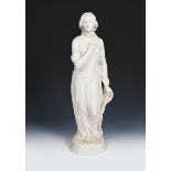 'Beatrice' a Copeland Parian Ware figure after a sculpture by Edgar Papworth impressed factory marks