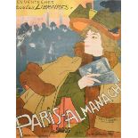 Georges de Feure (1868-1943) Paris Almanach lithograph in colours on paper, published by Imp.