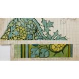 Charles Francis Annesley Voysey (1857-1941) Design for a Tomkinsons carpet, (Ivy and vine