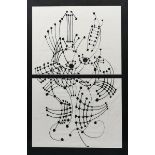 ‡Pablo Picasso, after (1881-1973) Lines and Dots screen print in black on cotton, printed by