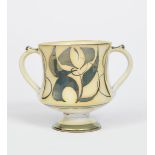 ‡Alan Caiger-Smith MBE (1930-2020) an Aldermaston Pottery twin-handled cup from his final firing,