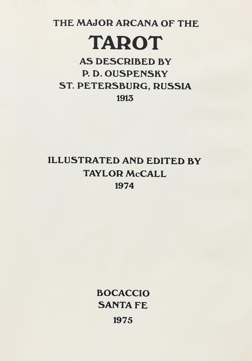 Taylor McCall, The Major Arcana of the Tarot, illustrated by Taylor McCall 1974, published 1975 by - Image 2 of 4