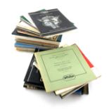 A collection of Bonhams and Phillips silver catalogues, various locations, and other catalogues. (