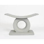 A Magis Tam Tam stool designed by Matteo Thun, grey moulded polyethylene, cast marks to base,