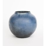 ‡Reginald Fairfax Wells (1877-1951) a large Coldrum Pottery vase, ovoid covered with a blue