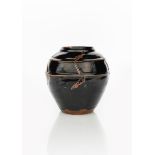 ‡Shoji Hamada, (1894-1978), attributed a Mashiko Pottery vase shouldered form with impressed