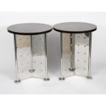 A pair of Driade Royalton side tables designed by Philippe Starck, designed for the Royalton Hotel