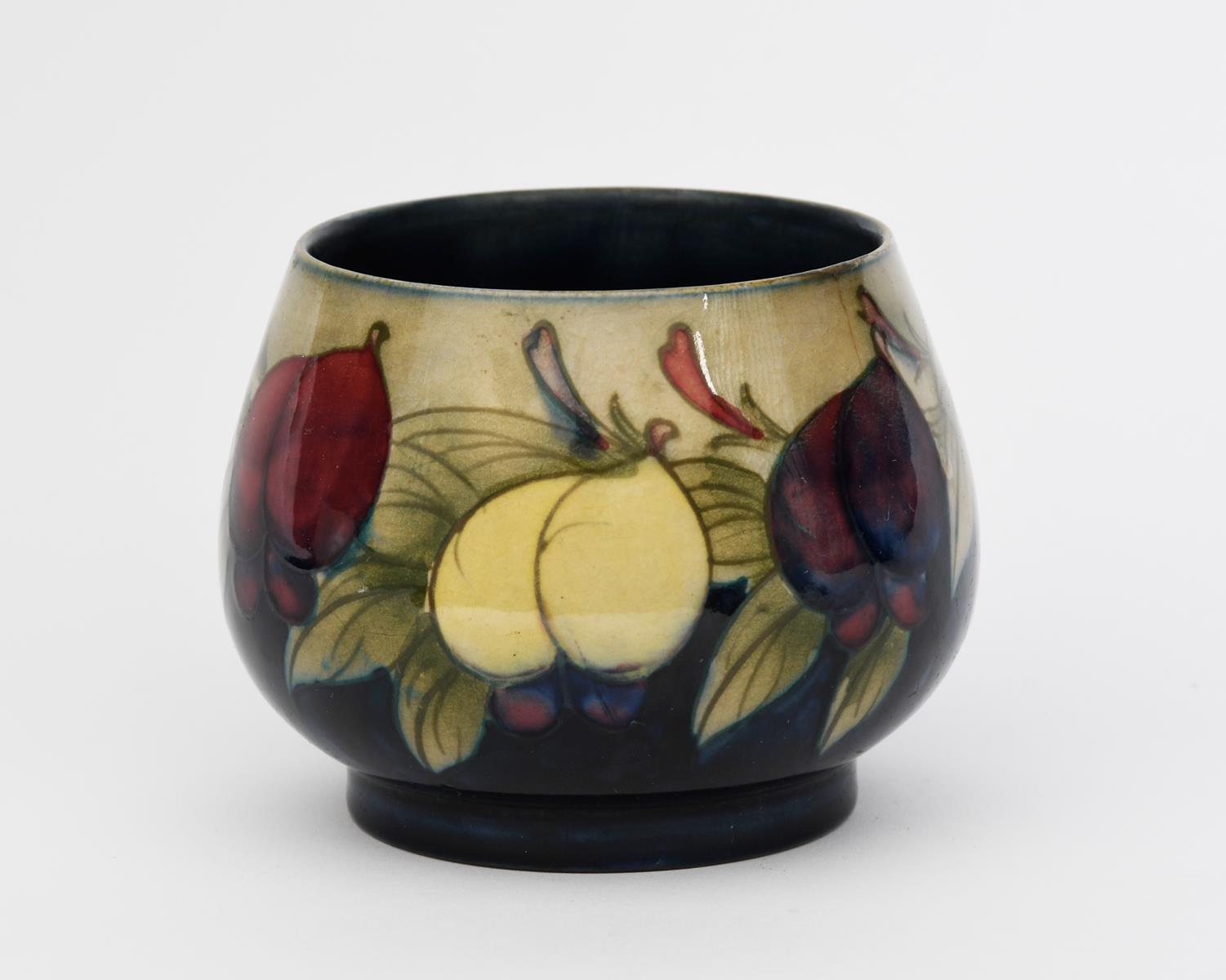 'Flambe Leaf and Blackberry' a Moorcroft Pottery plate designed by William Moorcroft, tubeline - Image 2 of 2