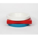 A Memphis Broccoli bowl designed by Marco Zanini, designed 1985, red, white and blue elements,
