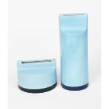 A Fischietto Whistle vase designed by Ettore Sottsass, made for Habitat, 2000, blue circular section