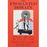 Conroy Maddox (1912-2005) The Enchanted Domain, lithographic surrealist poster for the exhibition,