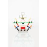 A Memphis Carlton limited edition miniature bookcase designed by Ettore Sottsass, designed 1981,
