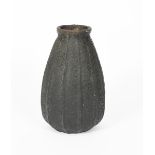 A Martin Brothers stoneware gourd vase by Edwin and Walter Martin , dated 1912, shouldered form with