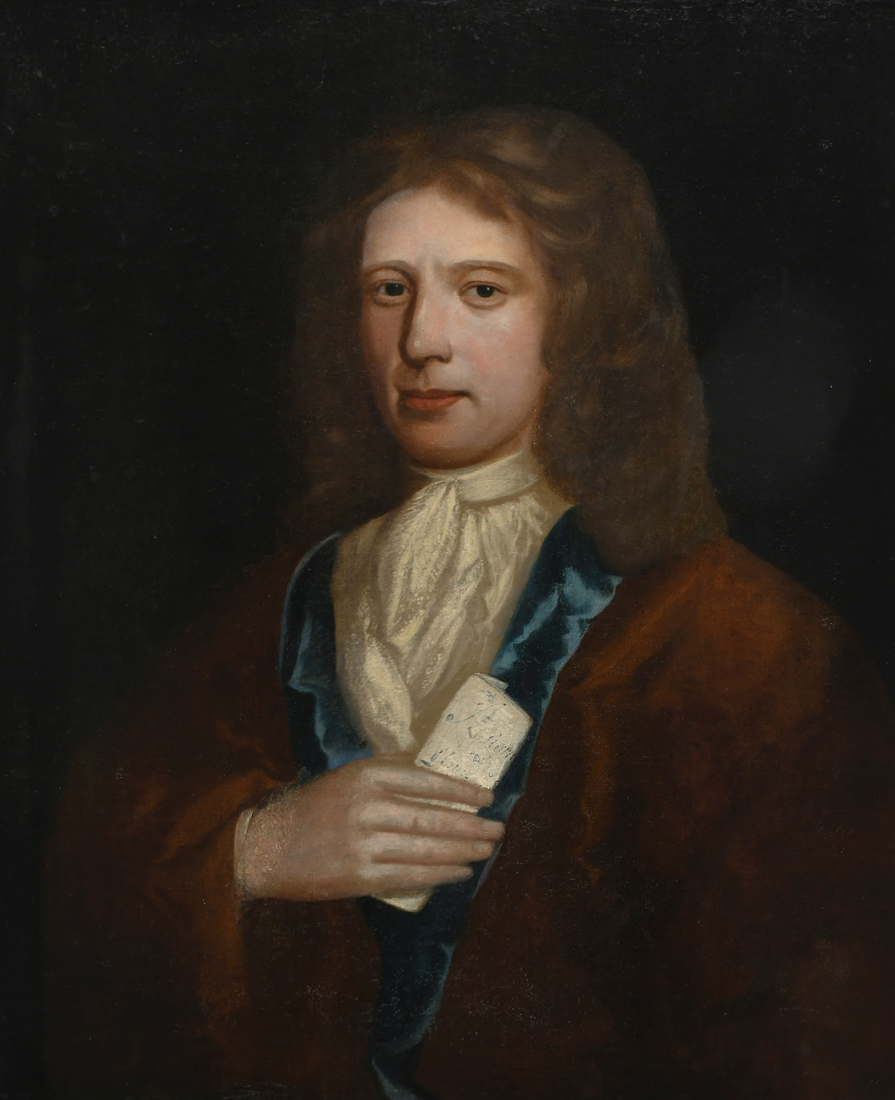 ENGLISH SCHOOL EARLY 18TH CENTURY Portrait of a gentleman, half-length, wearing a brown coat with - Bild 19 aus 19