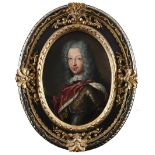 CENTRAL EUROPEAN SCHOOL 18TH CENTURY Portrait of a gentleman, half-length, wearing armour and a