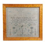 A PAIR OF WILLIAM IV NEEDLEWORK SAMPLERS BY THE SISTERS, ELIZABETH AND HANNAH LILLYWHITE worked with