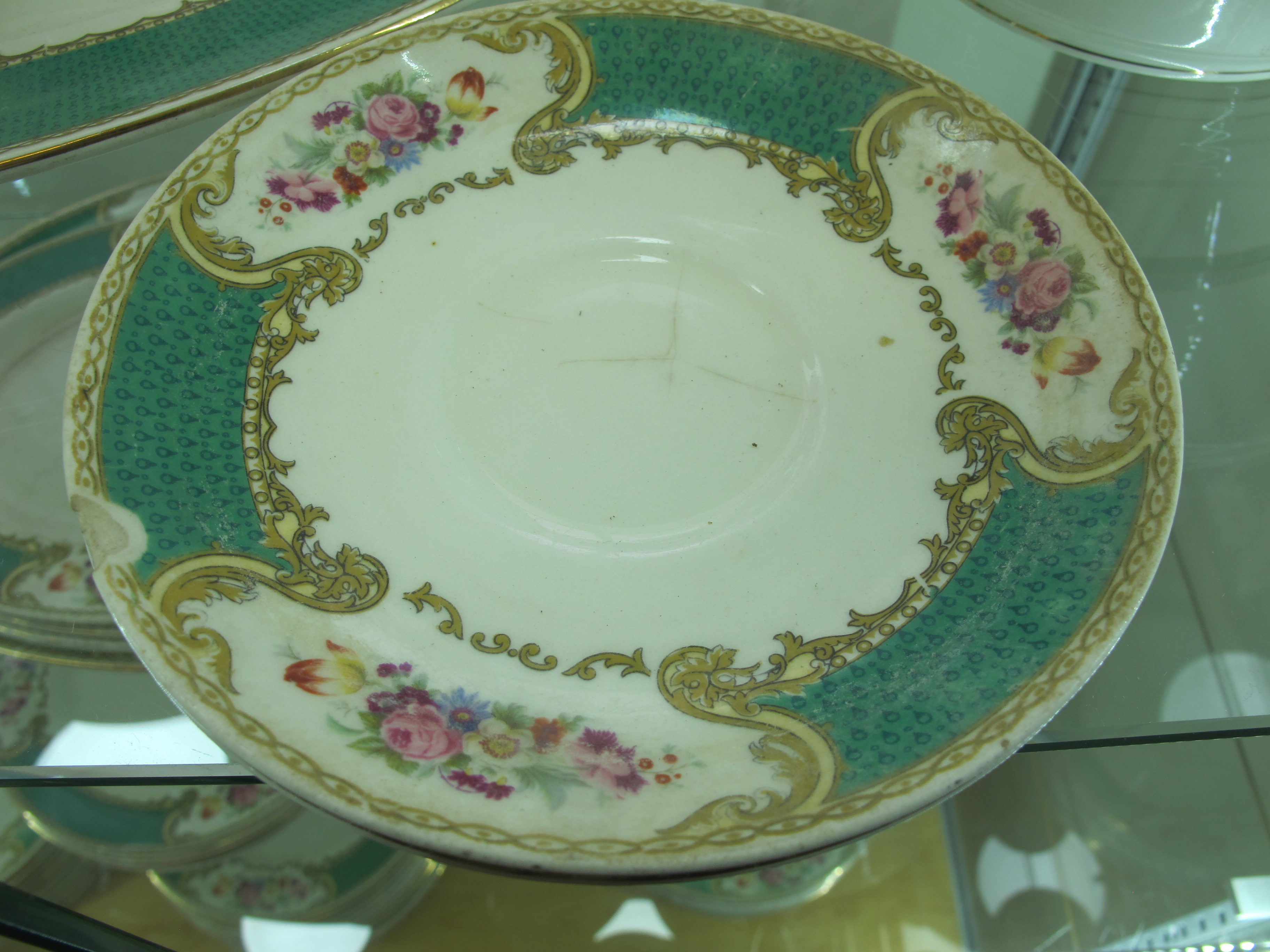A MYOTT'S HARLEQUIN PART DINNER SERVICE FIRST HALF 20TH CENTURY the majority with the 'Bouquet' - Image 9 of 23