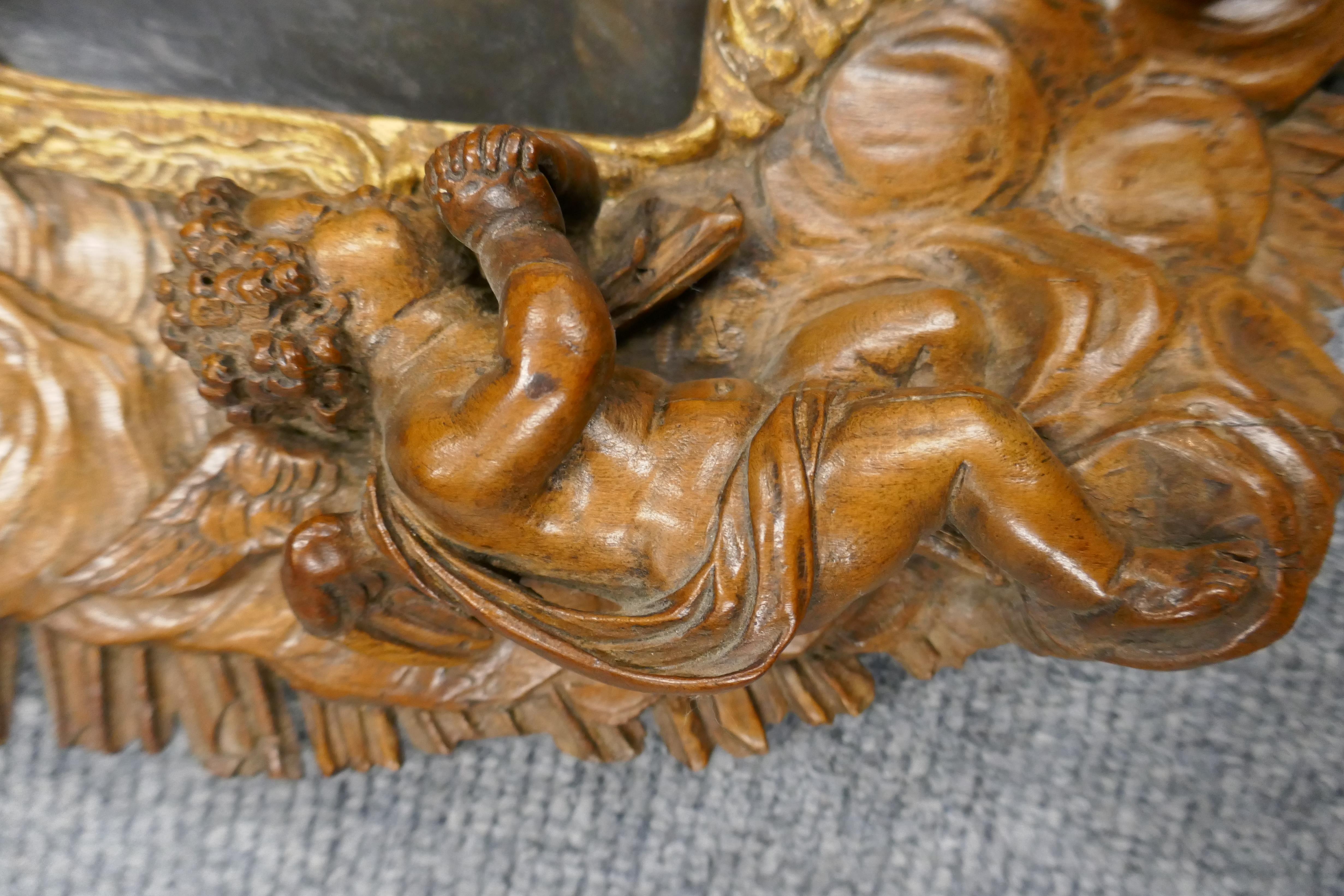 GERMAN SCHOOL, 17TH CENTURY CHRIST AS A MAN OF SORROWS oil on copper, in a giltwood and llimewood - Bild 8 aus 16