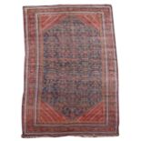 A PERSIAN KELLEH CARPET POSSIBLY AFSHAR, FIRST HALF 20TH CENTURY 487 x 233.8cm Provenance Upper