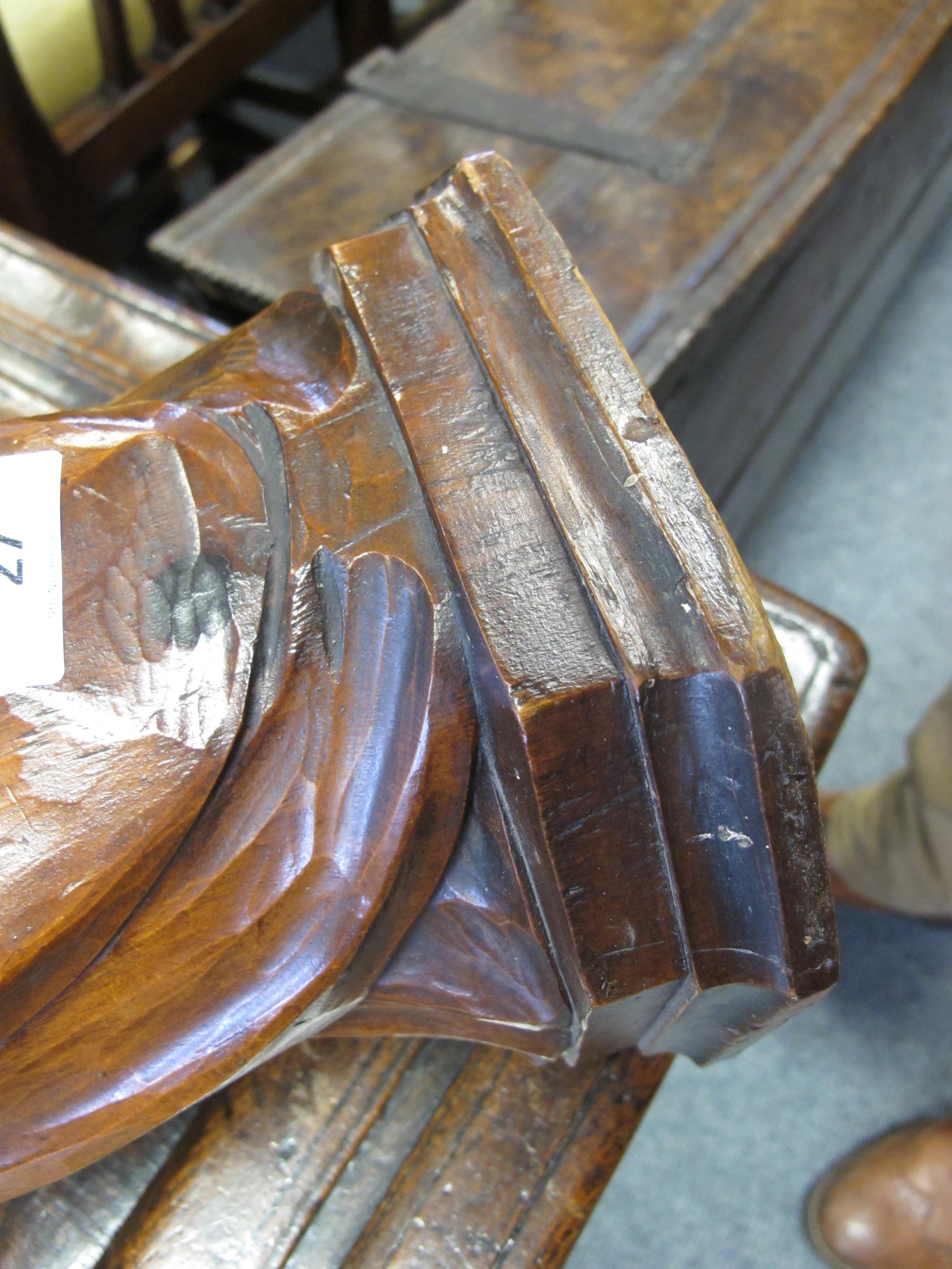 A CARVED LIMEWOOD FIGURE OF JESUS CHRIST POSSIBLY GERMAN, 18TH CENTURY depicted robed with his - Image 13 of 15